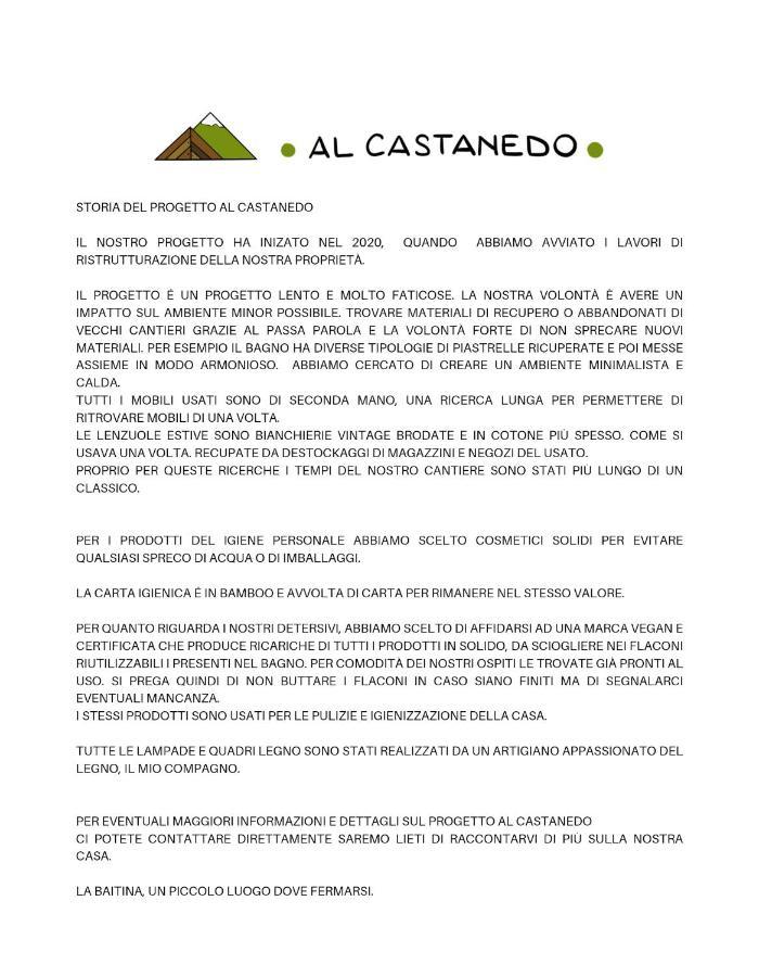 Villa Al Castanedo Domodossola Exterior foto